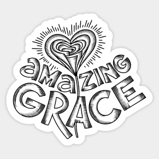 Amazing Grace Sticker